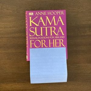 Kama Sutra For Him and For Her by Anne Hooper (2 sided book) Vintage, 2004